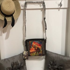 MW Horse Art Crossbody handbag